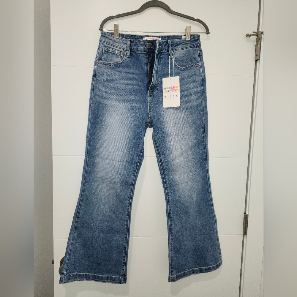 Freckled Poppy X RISEN Blue Women's Jeans